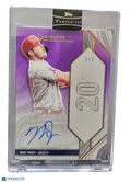2022 Topps Luminaries Baseball Mike Trout #HRK-MTR Purple 1 / 3