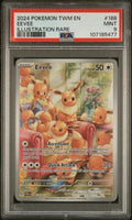 [PSA 9 - MINT] EEVEE #188 - Illustration Rare - Twilight Masquerade (2024)