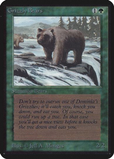 Grizzly Bears [Alpha Edition] (Heavily Played)