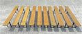 10 Vintage German Beer Garden Benches, Portable Industrial Wood Bench Seats 11B,