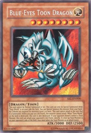 Blue-Eyes Toon Dragon (SRL-EN) (SRL-EN000) [Spell Ruler] (Heavily Played Unlimited)