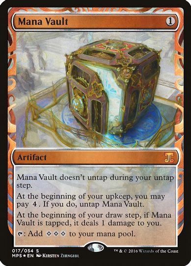 Mana Vault (17) [Masterpiece Series: Kaladesh Inventions] (Damaged Foil)