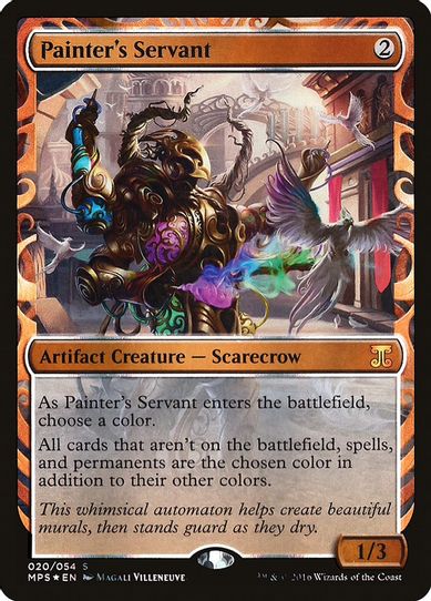 Painter's Servant (20) [Masterpiece Series: Kaladesh Inventions] (Moderately Played Foil)
