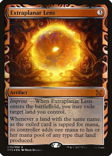 Extraplanar Lens (38) [Masterpiece Series: Kaladesh Inventions] (Moderately Played Foil)