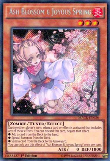 Ash Blossom & Joyous Spring (MACR-EN036) [Maximum Crisis] (Moderately Played Unlimited)