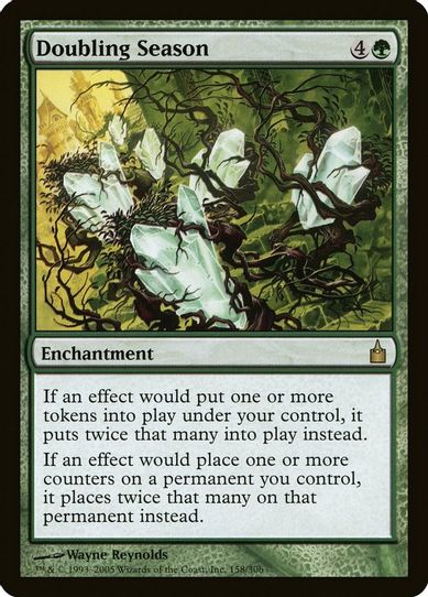 Doubling Season (158) [Ravnica: City of Guilds] (Moderately Played)
