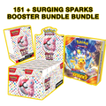 151 & Surging Sparks Booster Bundle - Bundle (Large (10x 151 (1 Display) + 20x Surging (1 Sealed Case)))