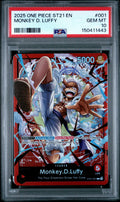 2025 One Piece Starter Deck Gear 5 Monkey D. Luffy #ST21001 PSA 10