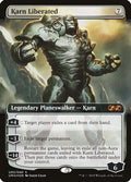 Karn Liberated (U02) [Ultimate Masters: Box Toppers] (Heavily Played Foil)