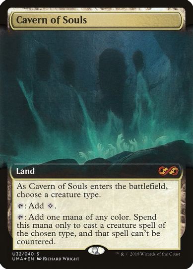 Cavern of Souls (U32) [Ultimate Masters: Box Toppers] (Damaged Foil)