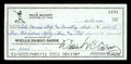 Willie McCovey Autographed 2.75x6 Check San Francisco Giants 1231 SKU #201483
