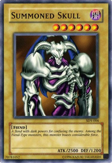 Summoned Skull (Sample Promo) (SDY-004) [Starter Deck: Yugi] (Near Mint Unlimited)