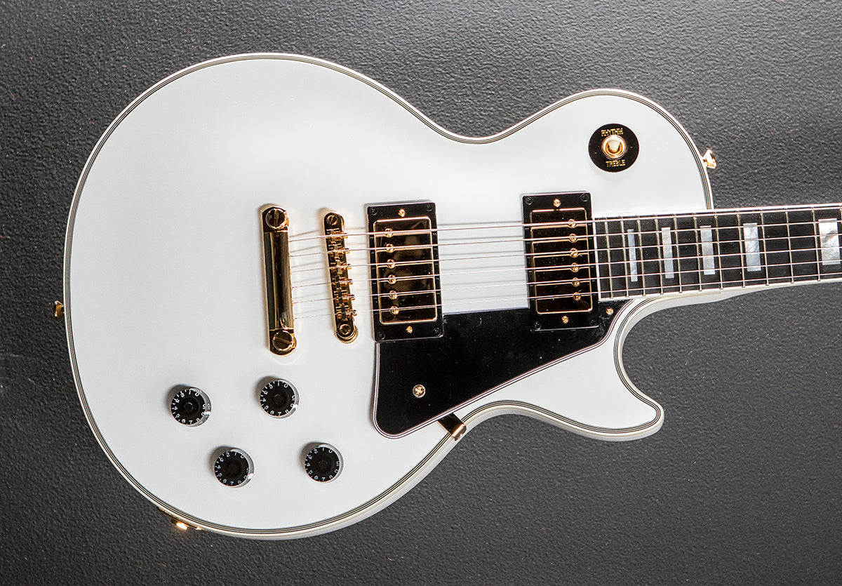 "Inspired by Gibson Custom" Les Paul Custom - Alpine White