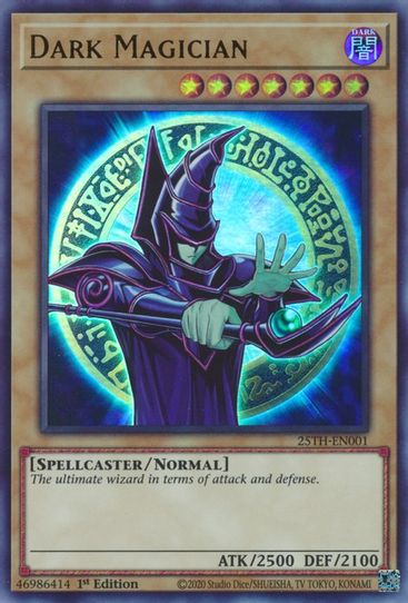 Dark Magician (25TH-EN001) [Battle of Chaos] (Near Mint 1st Edition)