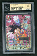 2025 Bandai DBS FB04-012 Son Goku (Mini) DA Regional Wave 1 Top 32 Prize /1500 Beckett 10 VG Saiyan