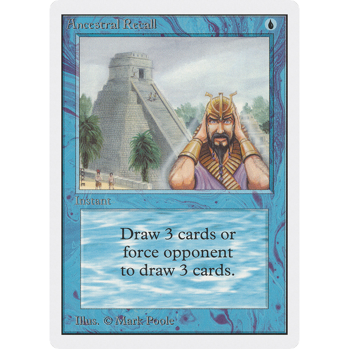 Ancestral Recall [Unlimited Edition] (Damaged)