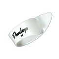 Dunlop White Plastic Left-Handed Thumbpick, Medium