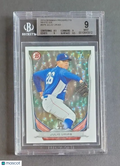 2014 Bowman Julio Urías #BP6 White Ice Rookie BGS 9