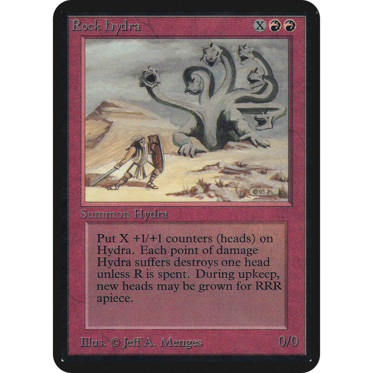Rock Hydra [Limited Edition Alpha] (Near Mint)