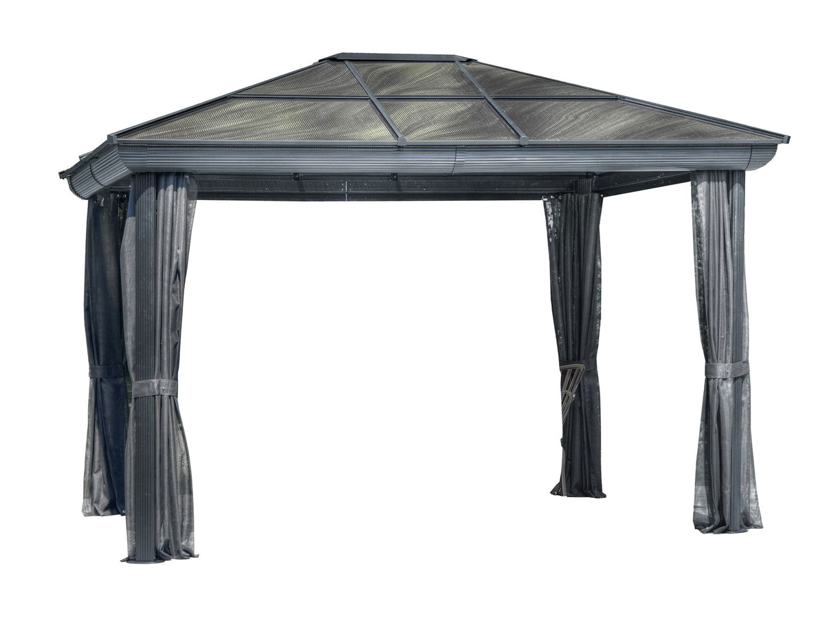Gazebo Penguin Venus Gazebo 10'x14' Polycarbonate Roof (Slate)