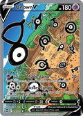 Unown V (Alternate Full Art) (177/195) [Sword & Shield Silver Tempest] (Damaged Holofoil)