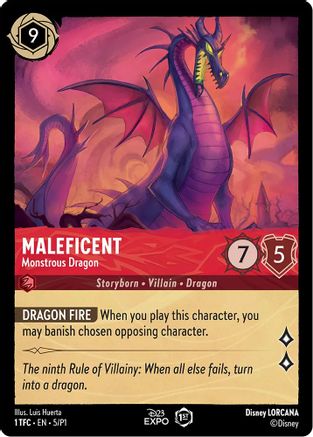 Maleficent - Monstrous Dragon (5) - D23 Promos Holofoil (Near Mint)
