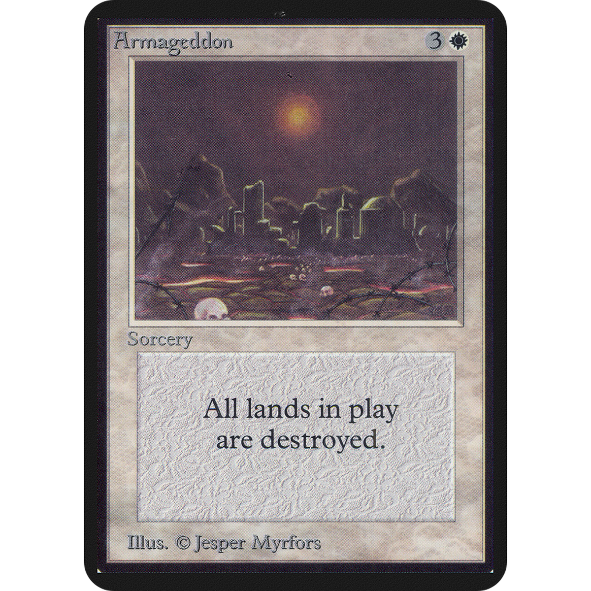Armageddon [Limited Edition Alpha] (Near Mint)