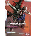 Aile Strike Gundam (LR+) (ST04-001) [Edition Beta] Holofoil (Near Mint)
