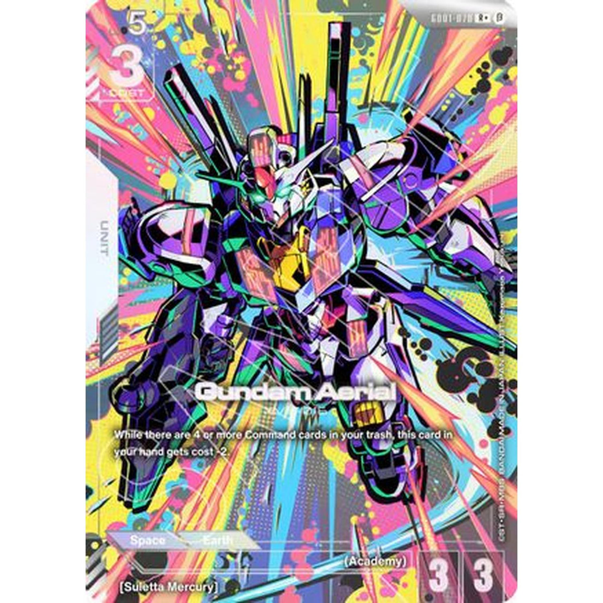 Gundam Aerial (R+) (GD01-070) [Edition Beta] Holofoil (Near Mint)