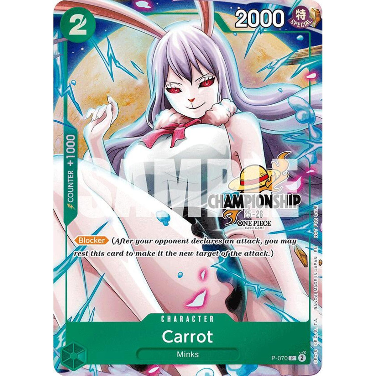 Carrot (CS 25-26 Event Pack Finalist Ver.) (P-070) [One Piece Promotion Cards]  Foil (NM/LP Foil)