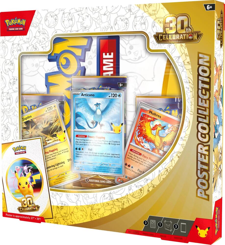 Pokémon TCG: 30th Celebration Poster Collection (1 Box)