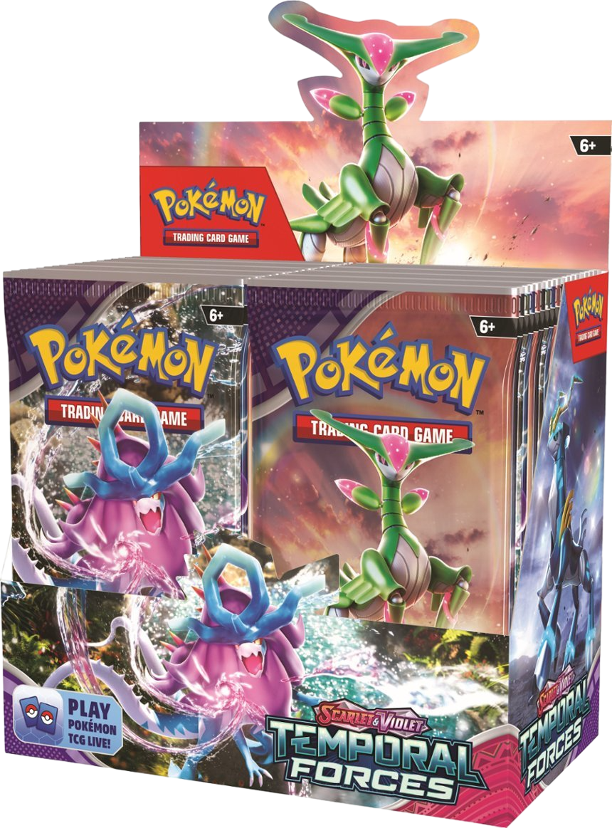 Temporal Forces Booster Boxes & Cases (1 Sealed Booster Box (36 Packs) (Order 6 for Sealed Case))