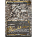 Leonardo, Sewer Samurai (Borderless) (Gold-Stamped Signature) [Teenage Mutant Ninja Turtles] Foil (Near Mint Foil)
