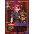 Annie - Dark Child (Metal) (017/024) [Riftbound Organized Play Promotional Cards] Foil (Near Mint)
