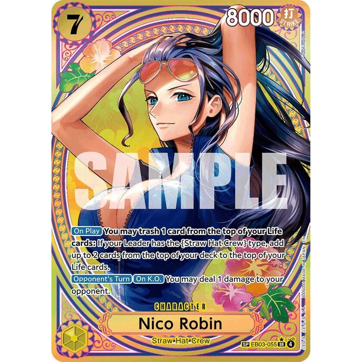 Nico Robin (055) (SP) (EB03-055) [Extra Booster: One Piece Heroines Edition]  Foil (NM/LP Foil)