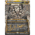 Raphael, Ninja Destroyer (Borderless) (Gold-Stamped Signature) [Teenage Mutant Ninja Turtles] Foil (Near Mint Foil)