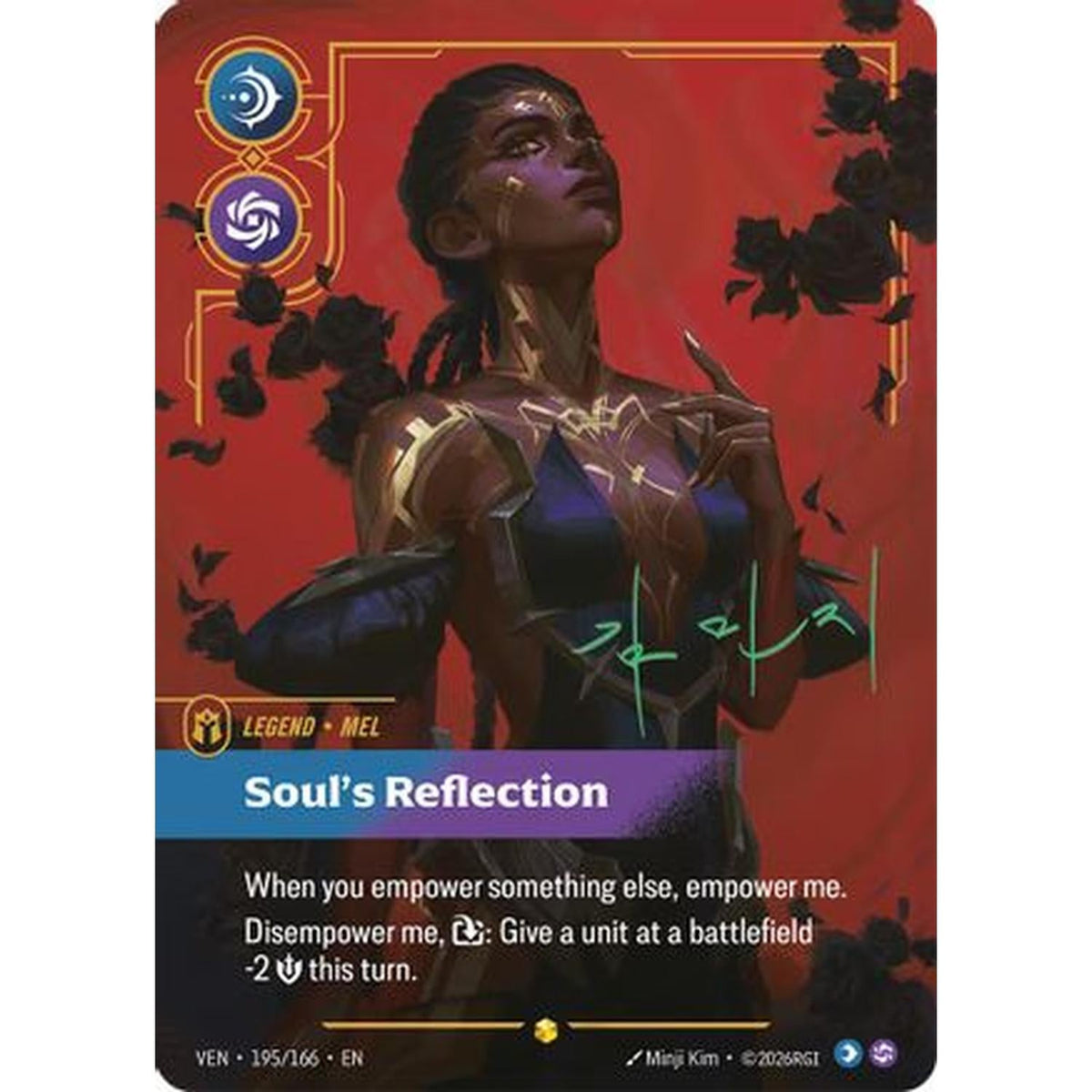 Mel - Soul's Reflection (Signature) (195*/166) [Vendetta] Foil (Near Mint)
