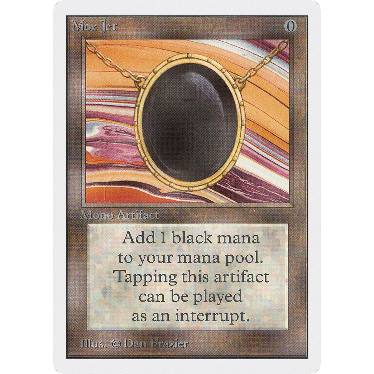 Mox Jet [Unlimited Edition] (Moderately Played)