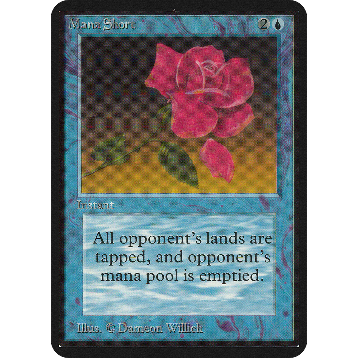 Mana Short [Limited Edition Alpha] (Heavily Played)