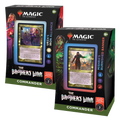 Magic the Gathering: The Brothers' War - Mishra’s Burnished Banner & Urza's Iron Alliance + Collector Booster Sample Pack Retro-Frame Commander Decks & Cases (Factory Sealed Display of 4 Commander Decks (2 of Each))