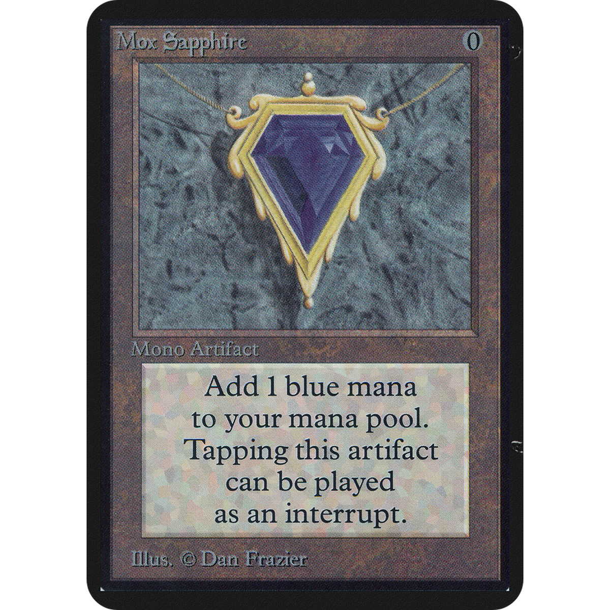 Mox Sapphire [Limited Edition Alpha] (Lightly Played)