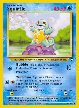 Squirtle 95/110 - Legendary Collection Reverse Holofoil (Near Mint)