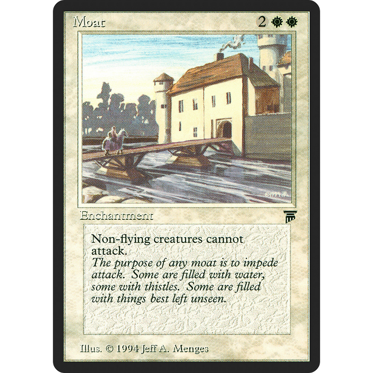 Moat [Legends] (Lightly Played)