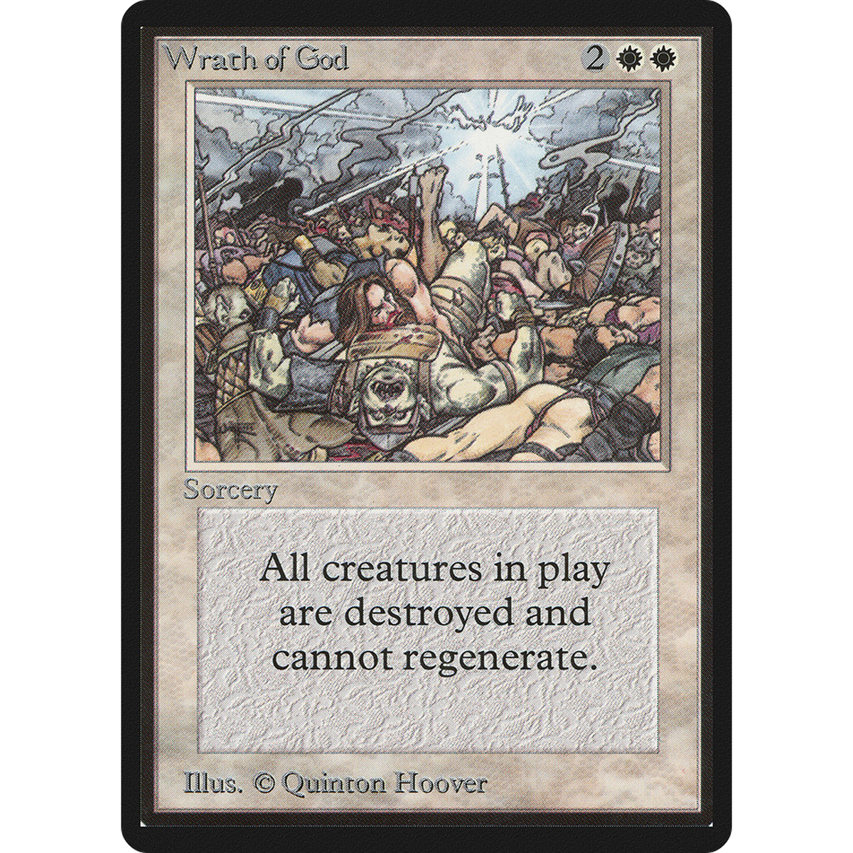 Wrath of God [Limited Edition Beta] (Near Mint)