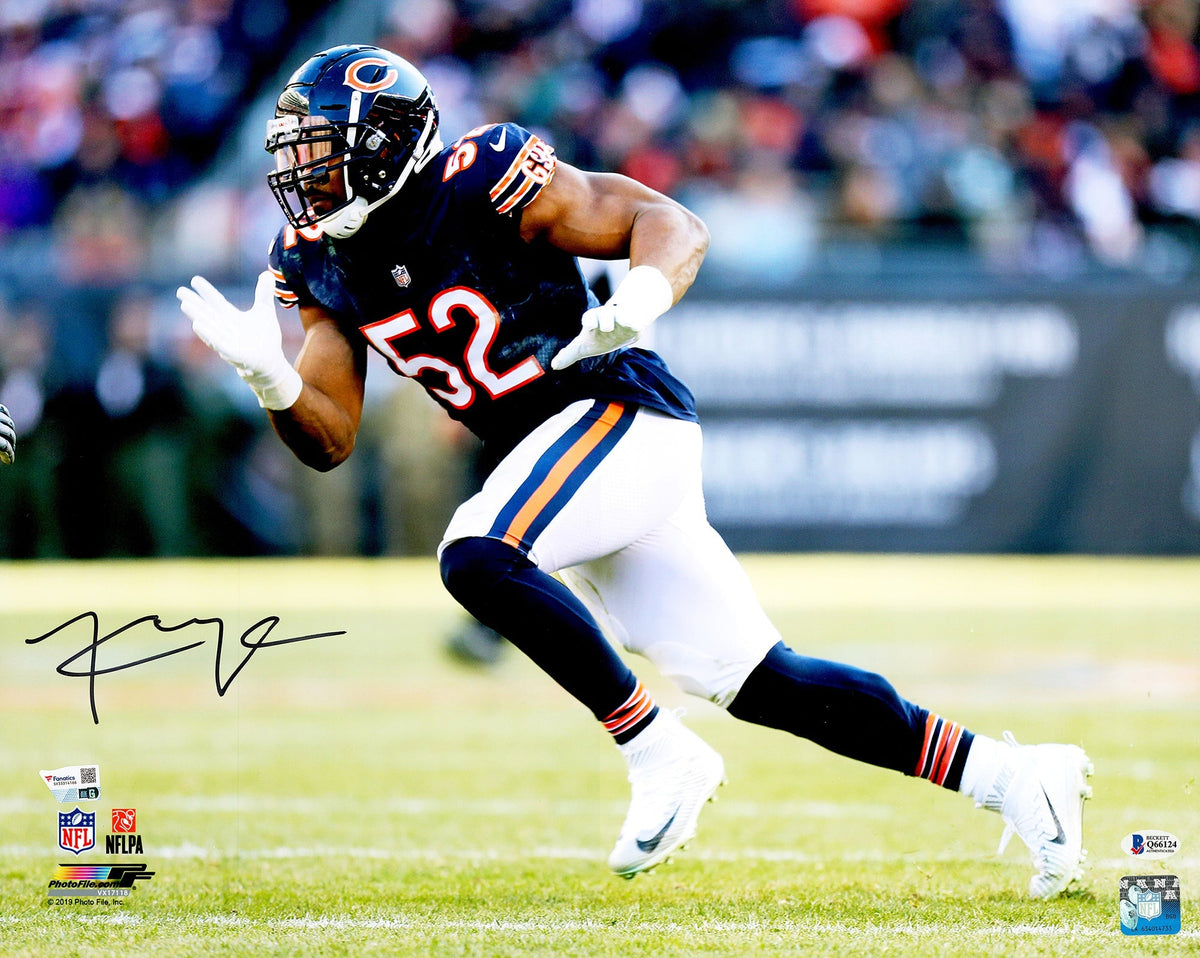Khalil Mack Autographed 16x20 Photo Chicago Bears Fanatics Holo