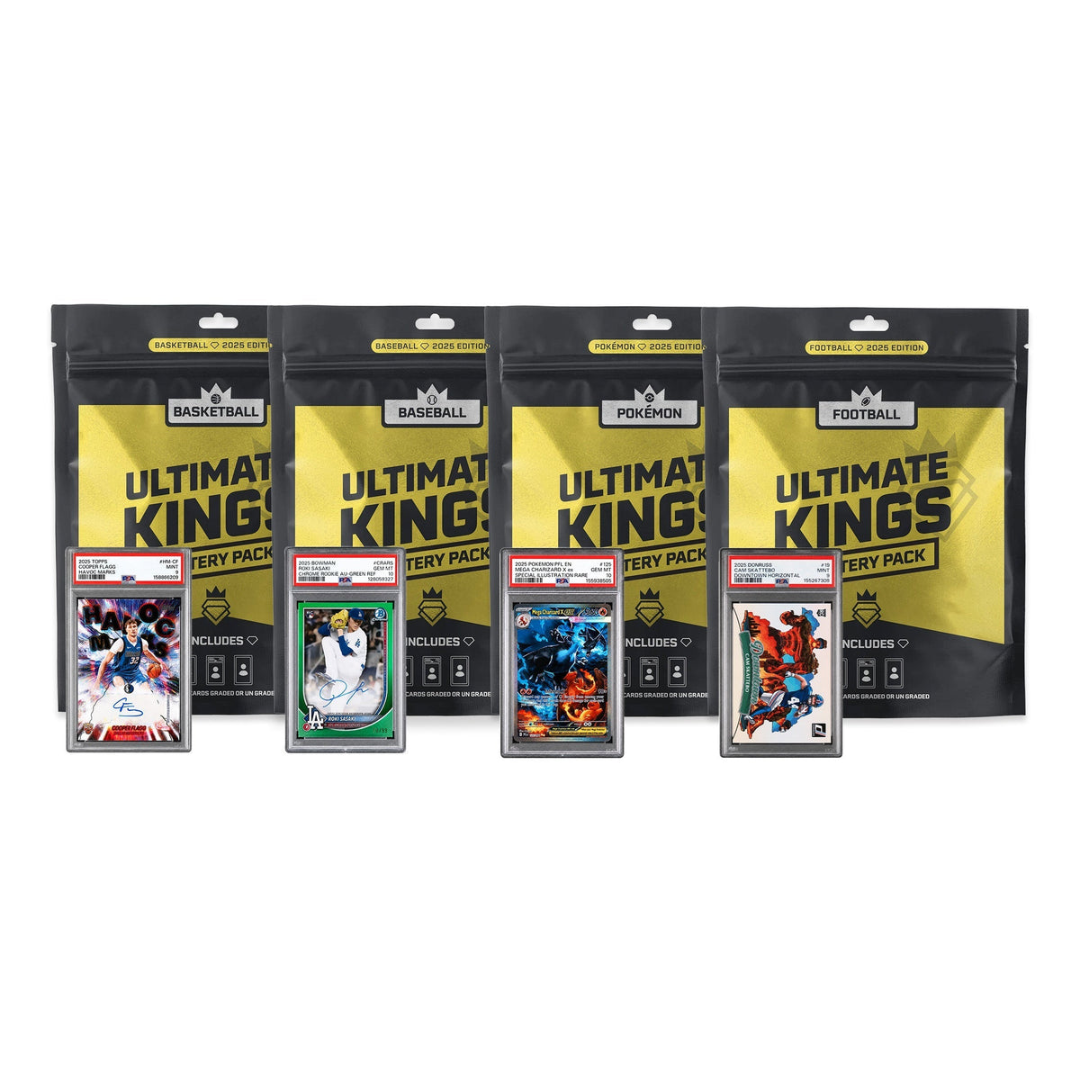 Ultimate Kings Mystery Pack - (3) Premium Cards Value $250-$2500+ (Baseball)