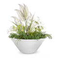 The Outdoor Plus Cazo Planter Bowl - Metal Powder Coat (36" / Silver Vein)