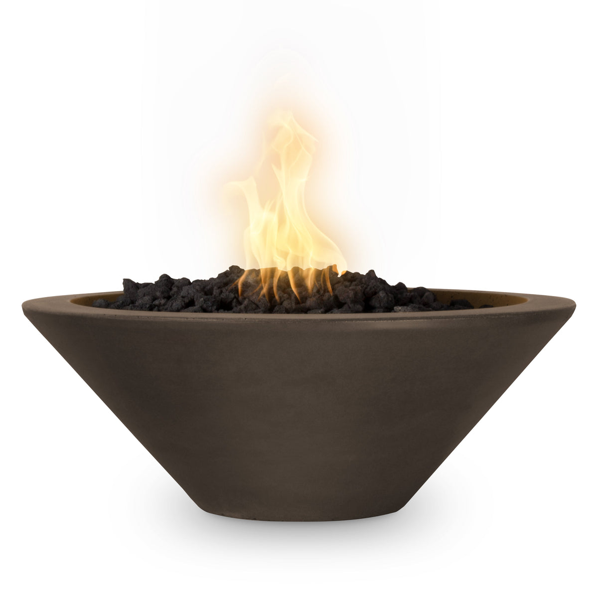 The Outdoor Plus Cazo Fire Bowl - GFRC Concrete (31" / Match Lit Ignition)