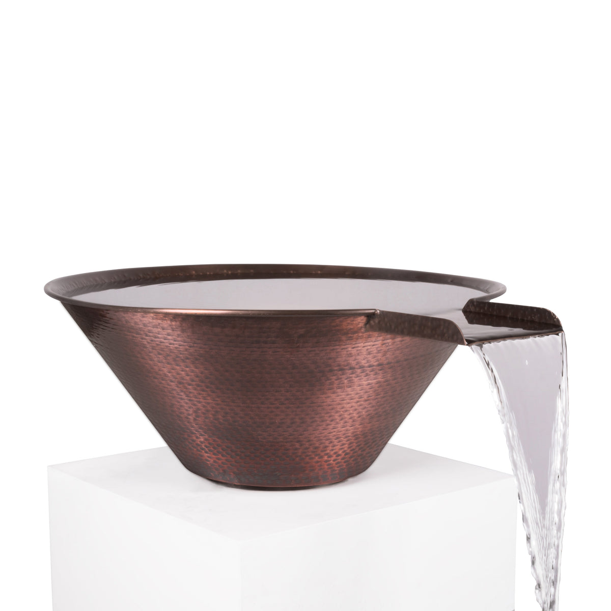 The Outdoor Plus Cazo Water Bowl - Hammered Copper (24")