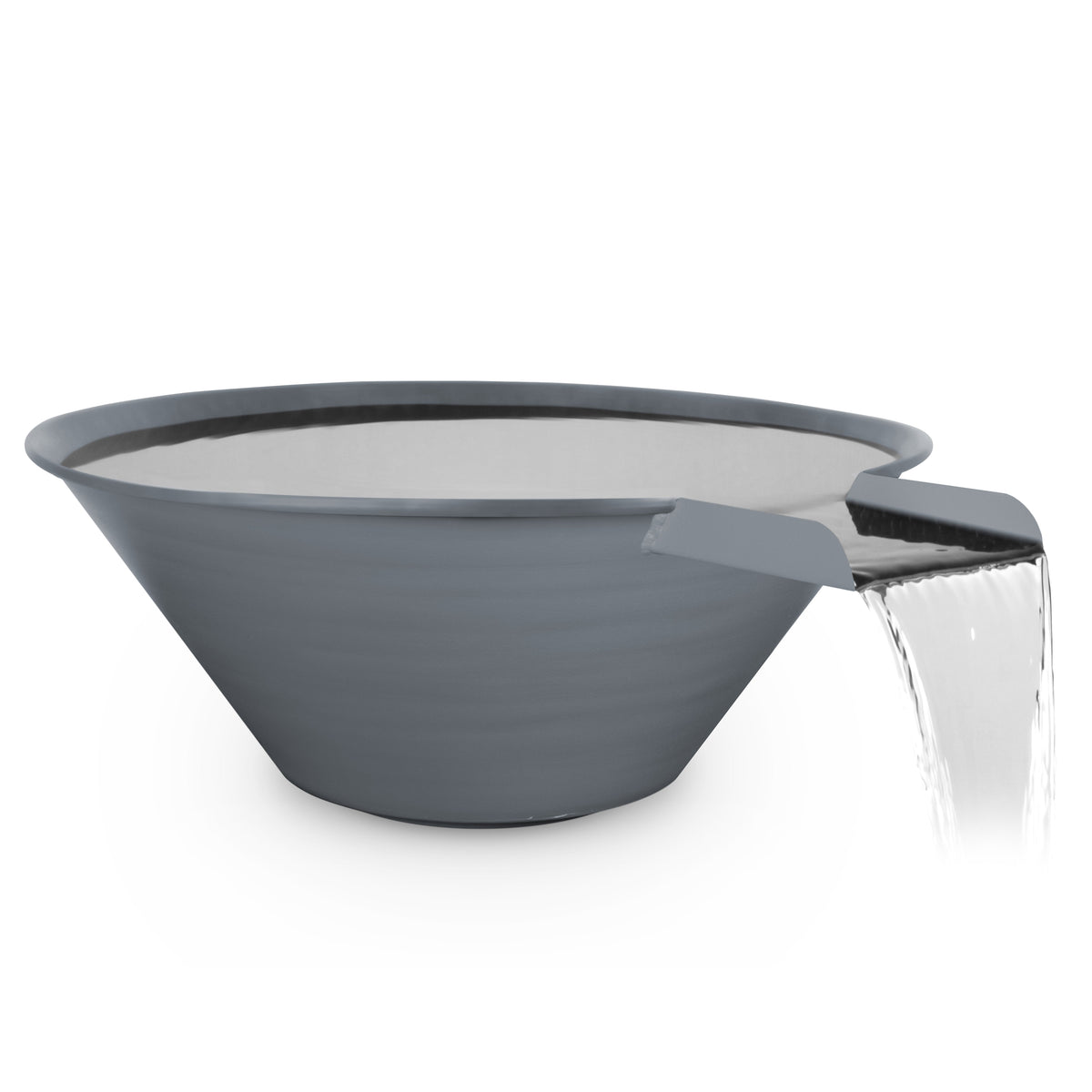 The Outdoor Plus Cazo Water Bowl - Metal Powder Coat (36" / Java)